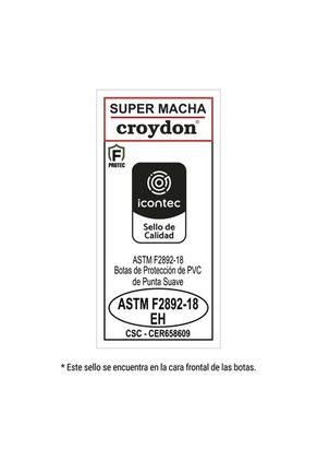 Botas Supermacha Baja Blanco Para Hombre Y Mujer Croydon