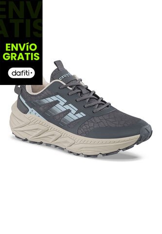 Tenis Trail Running Nigov Gris Croydon Para Hombre Croydon