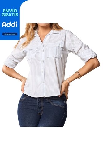 Blusa Jules Turquesa Croydon Para Mujer Croydon