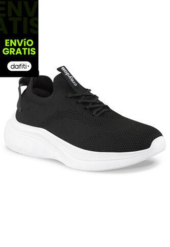 Tenis Para Caminar Sonivo Negro-Blanco Croydon Para Hombre Croydon