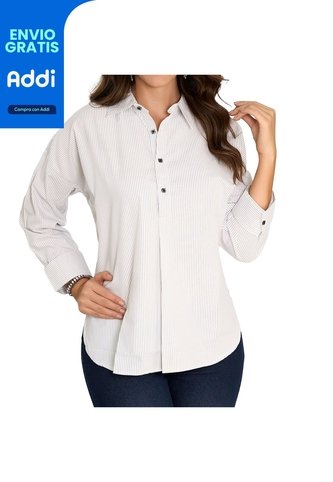 Blusa Leti Gris Croydon Para Mujer Croydon