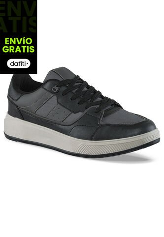 Tenis Urbanos Dusty Negro-Gris Croydon Para Hombre Croydon