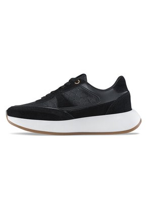 Tenis Urbanos Xanthee Negro Croydon Para Mujer