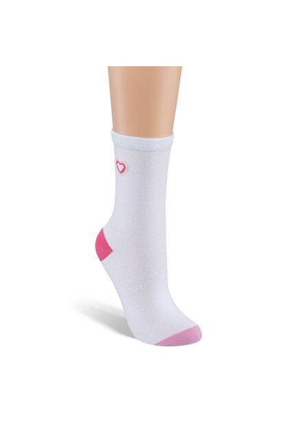 Pack X3 Medias Love Pink M.Color Para Mujer Croydon