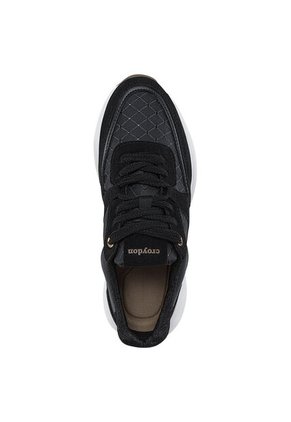 Tenis Urbanos Xanthee Negro Croydon Para Mujer