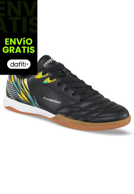 Guayos Futsal Quidol Negro Croydon Para Hombre