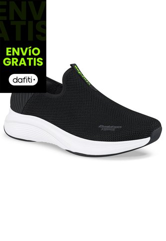 Tenis Para Caminar Temis Negro-Blanco Croydon Para Hombre Croydon