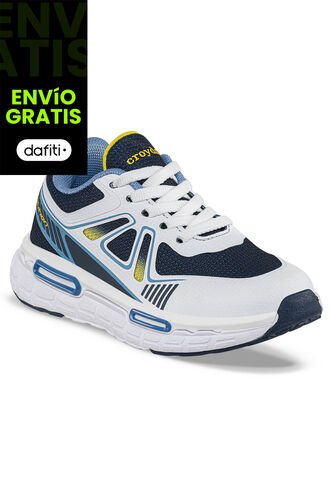 Tenis Running Giwor Azul Croydon Para Niño Croydon