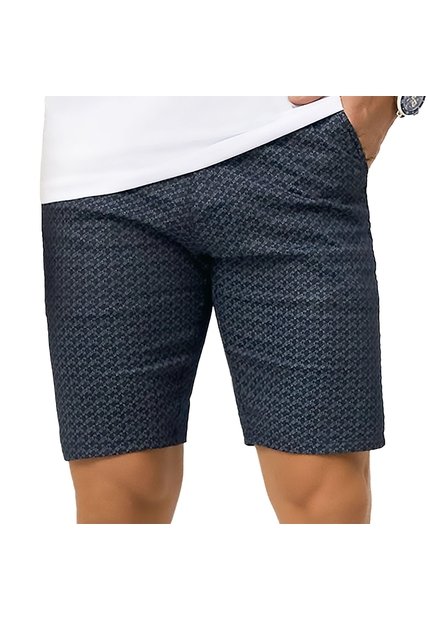 Bermuda Farias Azul Croydon Para Hombre