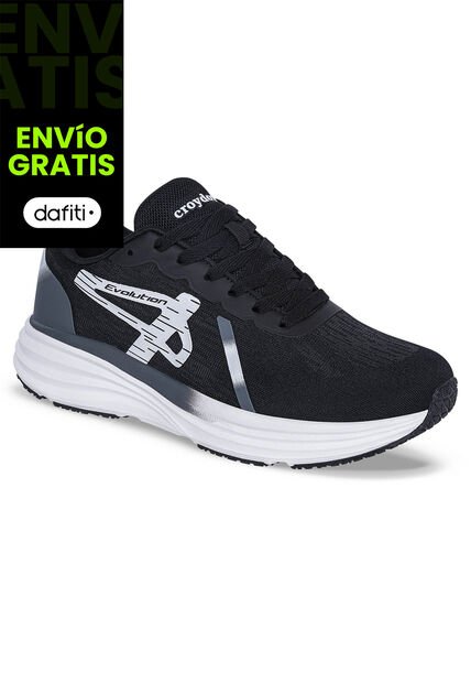 Tenis Running Rezon Negro Croydon Para Hombre