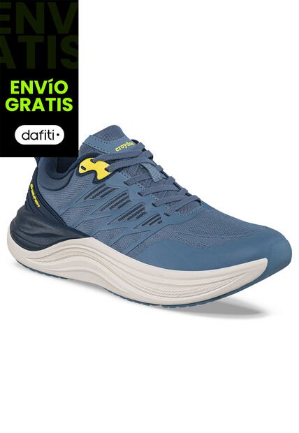 Tenis Running Gruw Azul Croydon Para Hombre