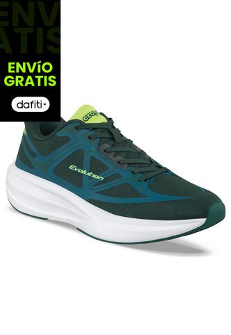 Tenis Running Qejoy Verde Croydon Para Hombre Croydon