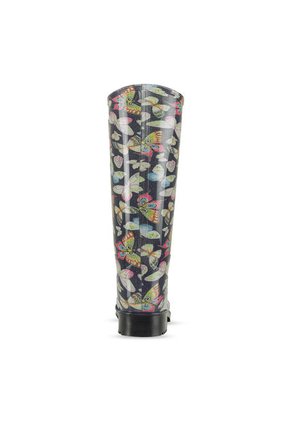 Botas Lluvia Adila Negro Para Mujer Croydon