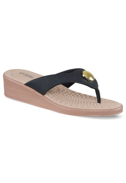 Sandalias Tacón Eluney Negro Para Mujer Croydon