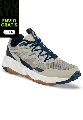 Tenis Trail Running Siburu Beige Croydon Para Hombre Croydon