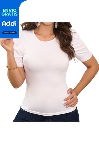 Blusa Carina Blanco Croydon Para Mujer Croydon