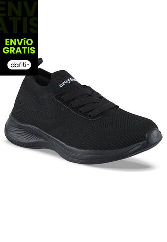 Tenis Para Caminar Stash Negro-Negro Croydon Para Mujer Croydon