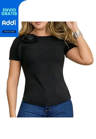 Blusa Ava Negro Croydon Para Mujer Croydon