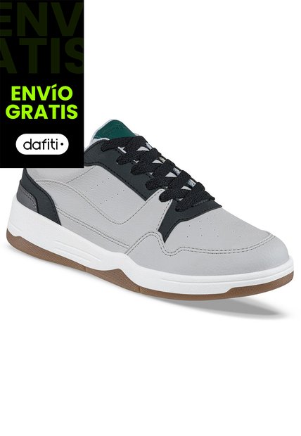 Tenis Urbanos Manzur Gris Croydon Para Hombre