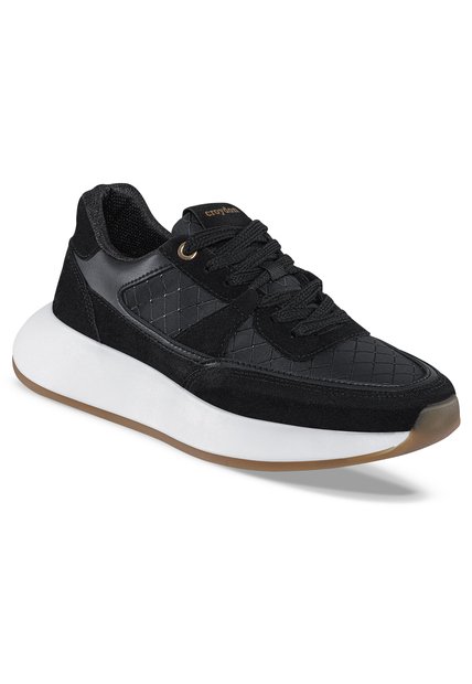 Tenis Urbanos Xanthee Negro Croydon Para Mujer