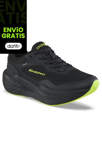Tenis Running Zimon Negro Croydon Para Hombre Croydon