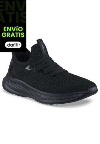 Tenis Para Caminar Oiril Negro Croydon Para Mujer Croydon