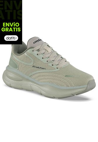 Tenis Running Potema Verde Croydon Para Mujer Croydon
