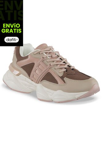 Tenis Urbanos Nado Beige-Café Croydon Para Mujer Croydon