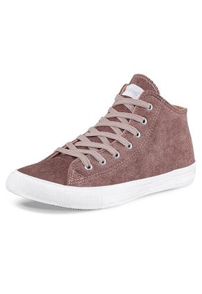 Botines Azurra Alto Rosa Para Mujer Croydon