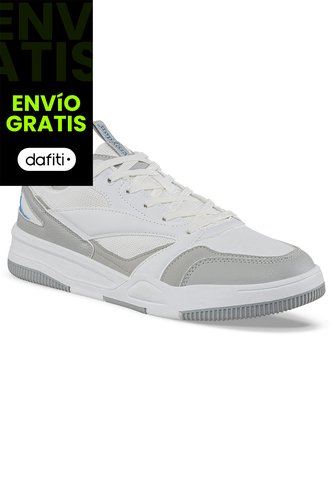 Tenis Urbanos Lynco Blanco-Gris Para Hombre Croydon Croydon