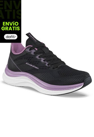 Tenis Running Loti Negro Croydon Para Mujer Croydon