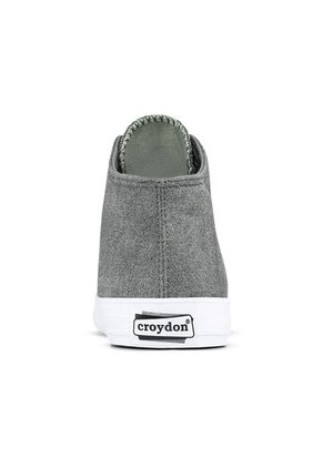 Botines Azurra Alto Gris Para Mujer Croydon