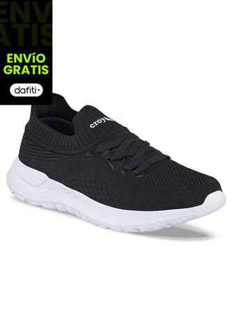 Tenis Para Caminar Azaley Negro Croydon Para Mujer Croydon