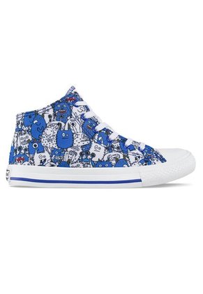 Tenis Nexdor Alto Azul Rey Para Niño Croydon