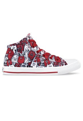 Tenis Nexdor Alto Rojo Para Niño Croydon