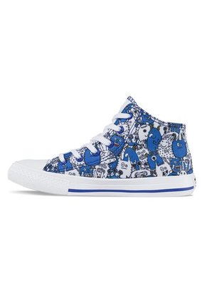 Tenis Nexdor Alto Azul Rey Para Niño Croydon