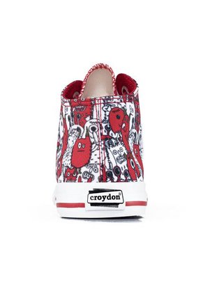 Tenis Nexdor Alto Rojo Para Niño Croydon