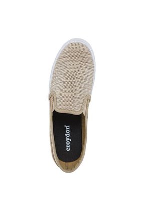 Slipon Mallki Beige Para Mujer Croydon