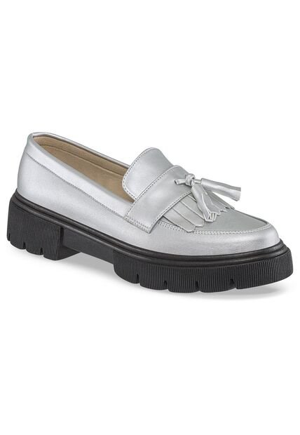Mocasines Griselda Plata Para Mujer Croydon