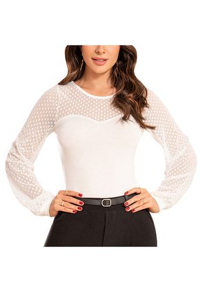 Blusa Celia Blanco Para Mujer Croydon