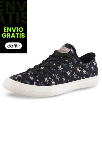 Tenis Budur Bajo Negro Croydon Para Mujer Croydon