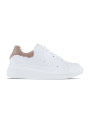 Tenis Urbanos Euforia Blanco-Beige Croydon Para Mujer