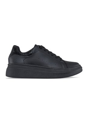 Tenis Urbanos Euforia Negro-Negro Croydon Para Mujer