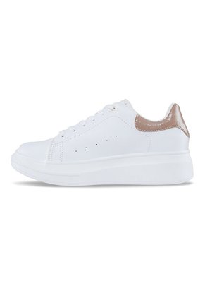 Tenis Urbanos Euforia Blanco-Beige Croydon Para Mujer