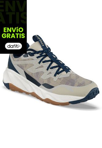 Tenis Trail Running Siburu Beige Croydon Para Hombre Croydon