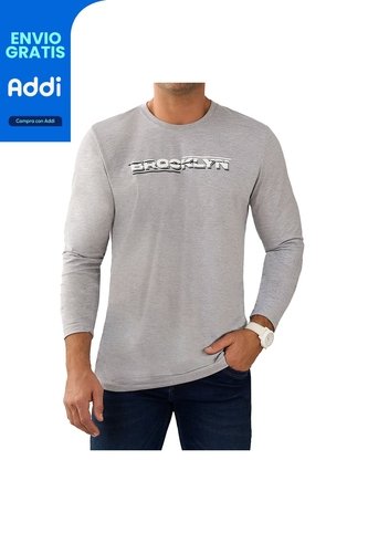 Camibuzo Brooklyn Gris Croydon Para Hombre Croydon