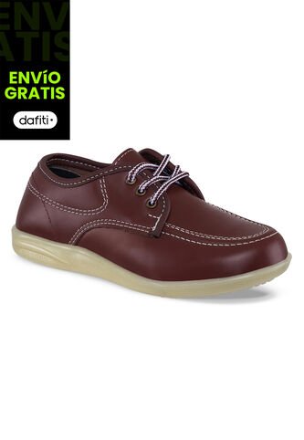 Zapatos Escolares Bachiller Rojo Para Niña Croydon Croydon