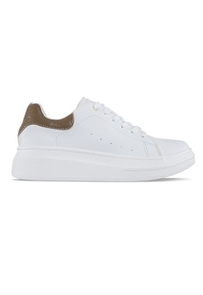 Tenis Urbanos Euforia Blanco-Café Croydon Para Mujer
