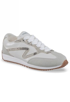 Tenis Urbanos Quimbaya Blanco-Gris Croydon Para Mujer