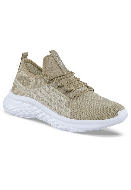 Tenis Running Trux Beige Para Mujer Croydon